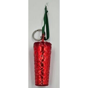 Starbucks Red Tumbler Keychain Ornament